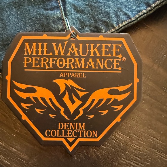 Milwaukee Performance Blue Denim Vest - Picture 4 of 5